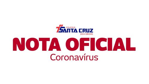 Nota Oficial: Coronavírus